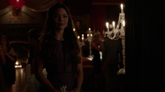 Nora Hildegard's Joylynn Fit-and-Flare Dress, Multi Colors on The Vampire Diaries