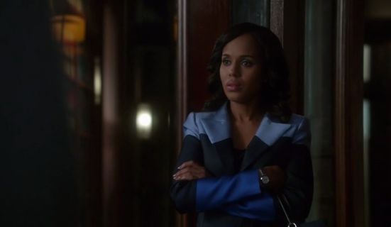 Olivia Pope's Blue Colorblock Blazer