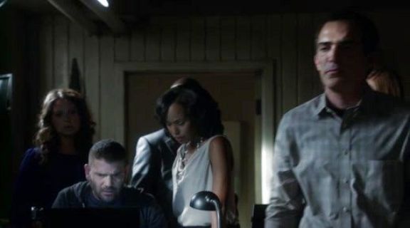 Olivia Pope's Cowl-Neck Shell on Scandal