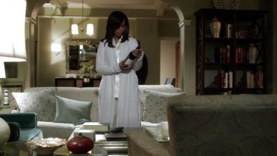 Olivia Pope's Dolce Silk Pajamas on Scandal