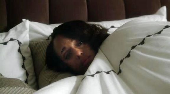 Olivia Pope's Embroidered Frame Duvet Cover + Shams on Scandal