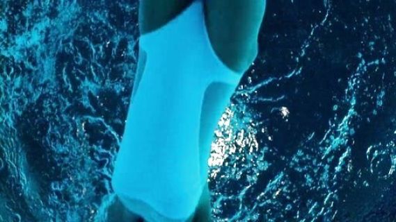 Olivia Pope's Mesh One Piece Swimsuit on Scandal