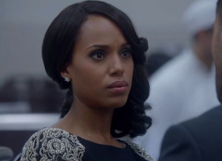 Olivia Pope's Mixed Cluster Earrings on Scandal