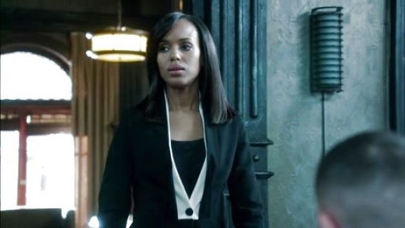 Olivia Pope's One-Button Illusion Blazer on Scandal