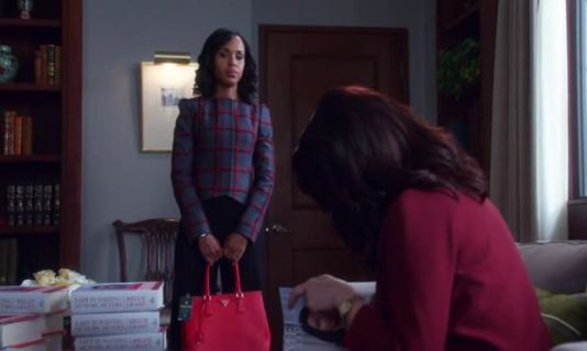 Olivia Pope's Pre-Fall 2015 Check Jacket on Scandal
