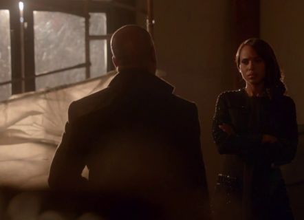 Olivia Pope's Ribbon & Bead Embroidered Cashgora Coat on Scandal