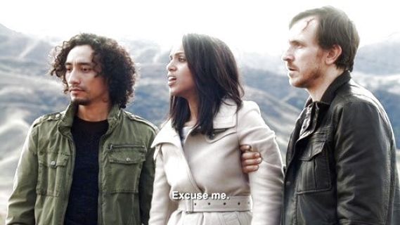 Olivia Pope's Rushworth Single Breasted Funnel Neck Jacket on Scandal