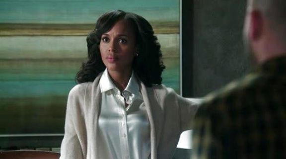 Olivia Pope's Stretch Satin Blouse on Scandal