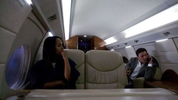 Olivia Pope's Urta Doppio Cashmere Melange Kimono Sleeve Coat on Scandal