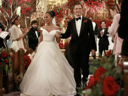 Olivia Pope's Wedding Dress on Scandal