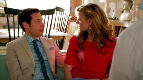 Paige Collins's Capella Bird Silk Top on Royal Pains