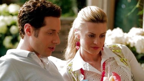 Paige Collins's Neon Flower Skirt on Royal Pains
