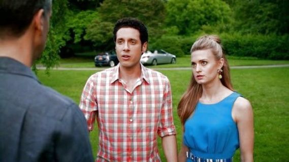 Paige Collins's Pleat Bow Playsuit on Royal Pains