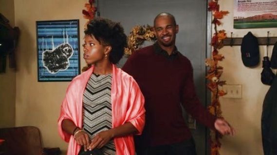 Pepper's Chevron Bodycon Dress on New Girl