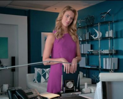 Petra Solano's Asymmetric Drape Tunic Dress on Jane the Virgin