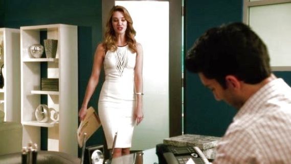 Petra Solano's Basic Space Sheath on Jane the Virgin