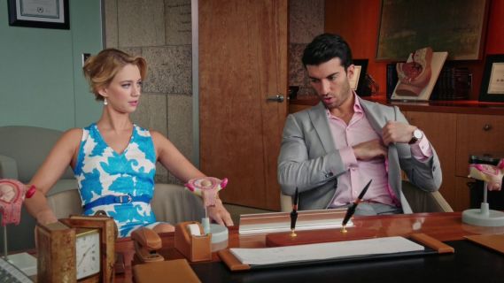 Petra Solano's Carri Paisley Floral Sheath Dress on Jane the Virgin