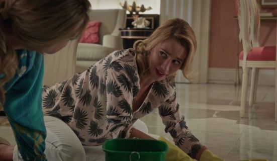 Petra Solano's Lace Inset V-Neck Top on Jane the Virgin