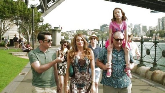 Phil Dunphy's Broken-In Pocket Polo in Vintage Sage on Modern Family