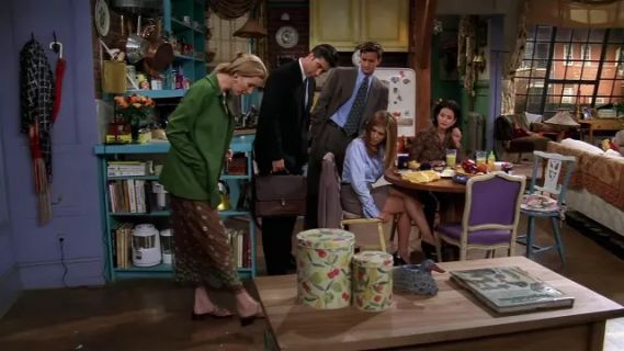 Phoebe Buffay's Embroidered Floral Maxi Dress - Friends