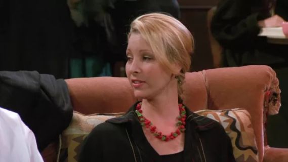 Phoebe Buffay's Red Beads Necklace with Leaves and Flowers - Friends