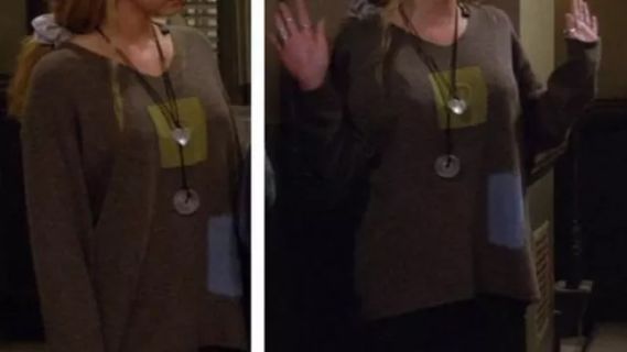 Phoebe's Colored Squares Sweater - Friends