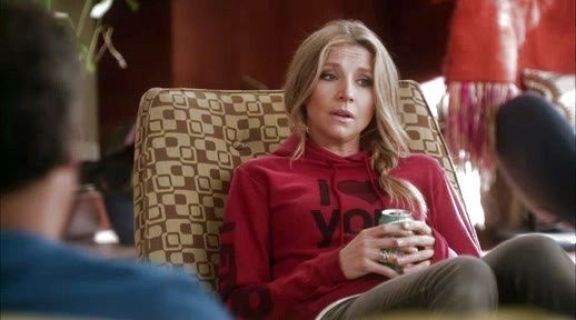 Polly's I Love You Pullover Hoodie on How To Live With Your Parents (For the Rest of Your Life)