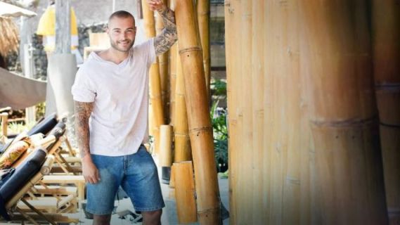 Quentin Kuro's White Oversized T-Shirt