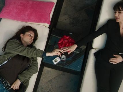 Rachel Goldberg's Olive Utility Jacket on Unreal