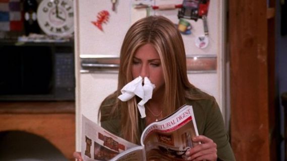Rachel Green's Architectural Digest Magazine - Friends
