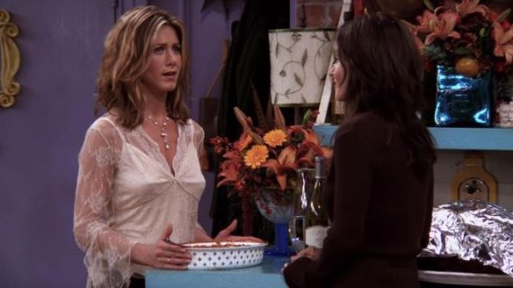 Rachel Green's Lace Peasant Top - Friends