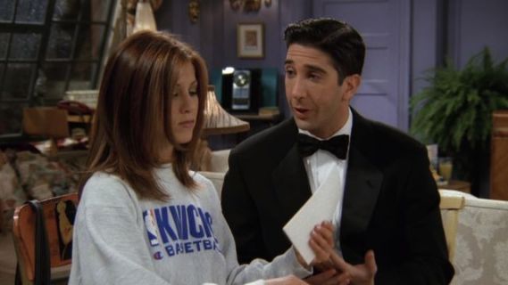 Rachel Green's NBA Knicks Basketball Sweatshirt - Friends