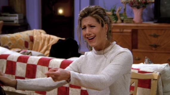 Rachel Green's White Cowl Neck Sweater - Friends