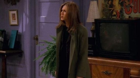 Rachel's Olive-Green Coat - Friends