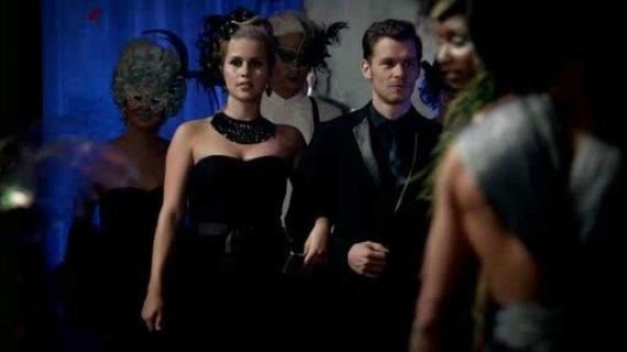 Rebekah Mikaelson's Strapless Ruched Gown on The Originals