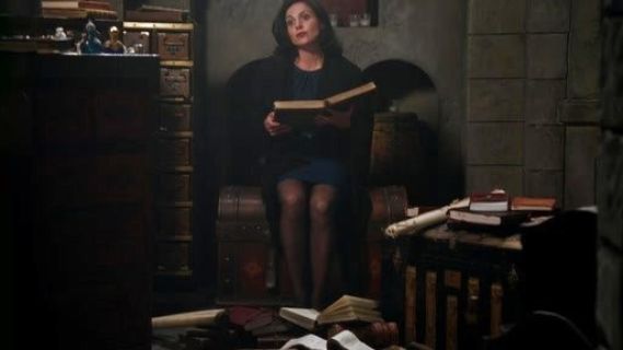Regina Mills's Beverly Patent Leather T-Strap Pumps on Once Upon A Time 