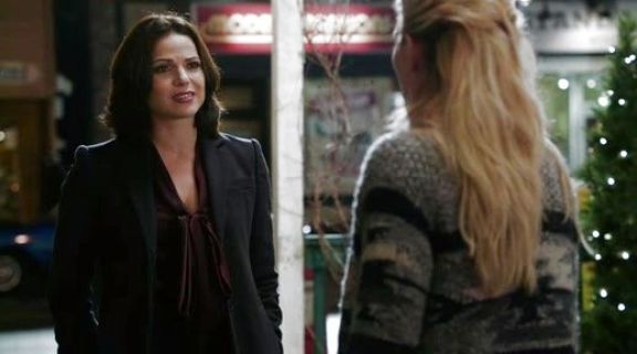 Regina Mills's Coat With Buckles on Once Upon A Time 