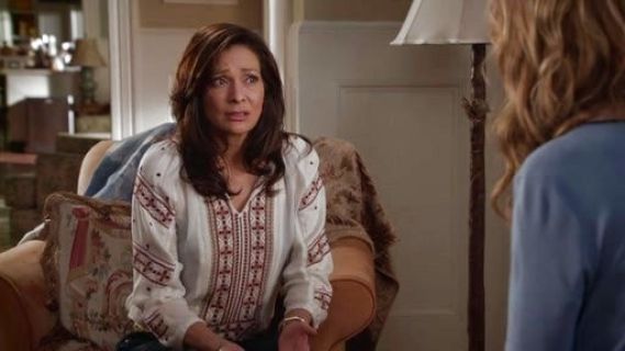 Regina Vasquez's Three-Quarter-Sleeve Embroidered Top on Switched At Birth
