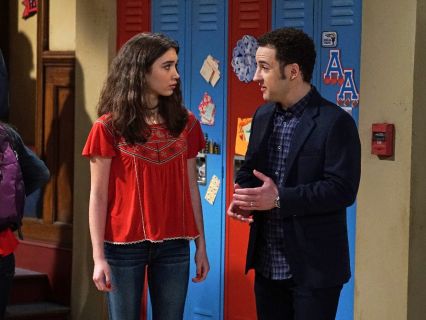 Riley Matthews' Red Embroidered Top on Girl Meets World