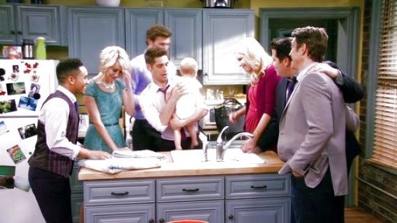 Riley Perrin's Fit & Flare Lace Dress on Baby Daddy