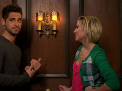 Riley Perrin's Plaid Favorite Cardigan on Baby Daddy