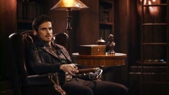 Robin Hood's Phoenix Leather Moto Jacket on Once Upon A Time 