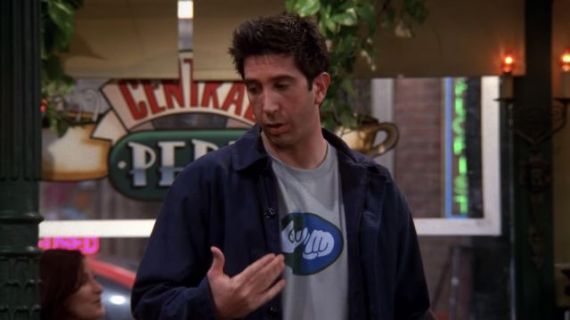 Ross Geller's Grey T-Shirt - Friends
