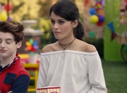 Sabrina Pemberton's Off Shoulder Top on The Mick