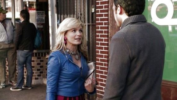 Samantha Jones's Quilted Zipper Leather Jacket on The Carrie Diaries