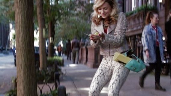Samantha Jones's The Skinny Jean in Lace Orchid on The Carrie Diaries