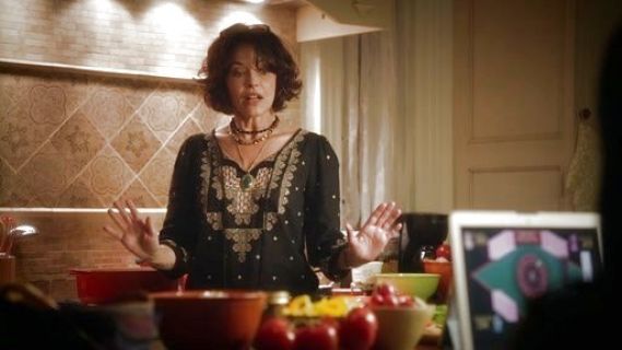 Sara Carver's Stitched Medallions Peasant Top on Chasing Life