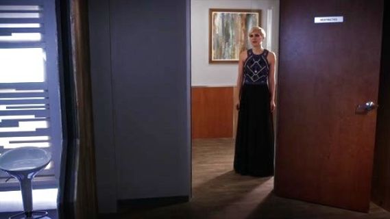 Sara Harvey's Belize Beaded-Bodice Silk Halter Gown on Pretty Little Liars