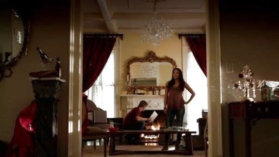 Sarah's Breezy Burnout Tank on The Vampire Diaries
