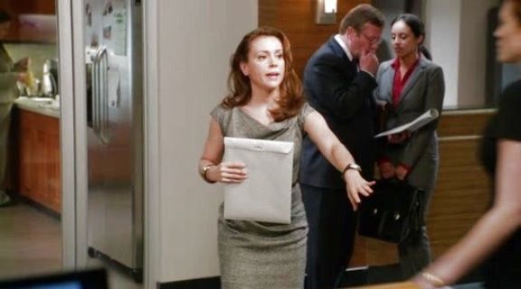 Savi Davis's Embossed Alligator Metro Watch on Mistresses